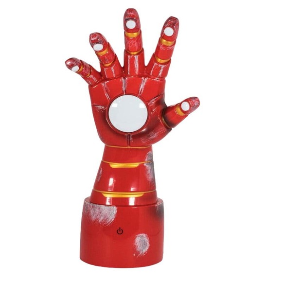 Ukonic 14" LED Iron Man Gauntlet Desk Lamp - Marvel Official Collectible - Picture 1 of 7